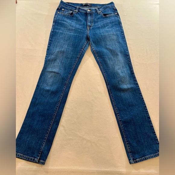 Levis 505 Jeans Womens Size 12 Long W31 L34 Regular Fit Straight Leg - Picture 2 of 11